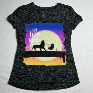 Disney Lion King Women's White/Black T-Shirt‎ Size Medium